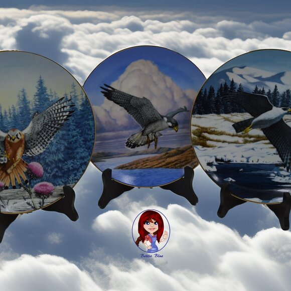 RARE! Complete Set 8-PC 1988 Majesty of Flight Limited Edition Numbered Plates - Picture 3 of 17